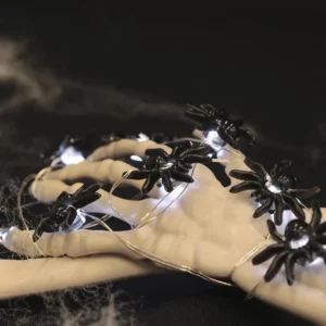 Cordão Halloween Taschibra Led 10 Aranhas 2xaa . - Imagem 3