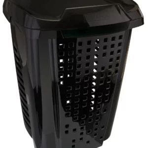 Roupeiro Telado com Cesto 46x47x62cm 70l Preto