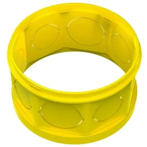 Prolongador em Pvc para Caixa de Luz Octogonal Flex 4x4 Amarela