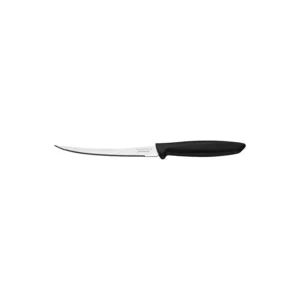 Faca para Tomate com Lâmina em Aço Inox e Cabo de Polipropileno Preto Tramontina Plenus 5"