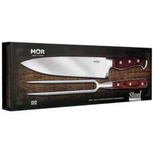 Conjunto com Faca 8" e Garfo em Aço Inoxidável - Mor - Imagem 8