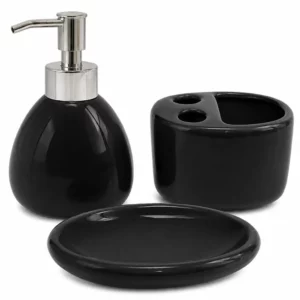 Kit Banheiro 3 Peças em Cerâmica Dolce Home