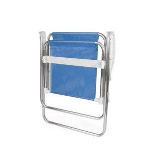 Cadeira Aluminio Alta Sannet Azul - Imagem 3