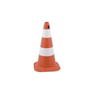 Cone Sinalizacao Transito Vonder 50cm Branco/laranja 7029000504