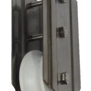 Roda Nylon com Chapa Inox Crisma 3890