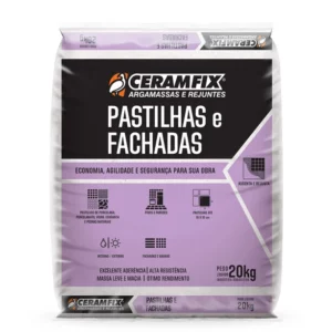 Argamassa Ceramfix Pastilhas e Fachadas Branca 20kg 603855 (p.e) - Imagem 1